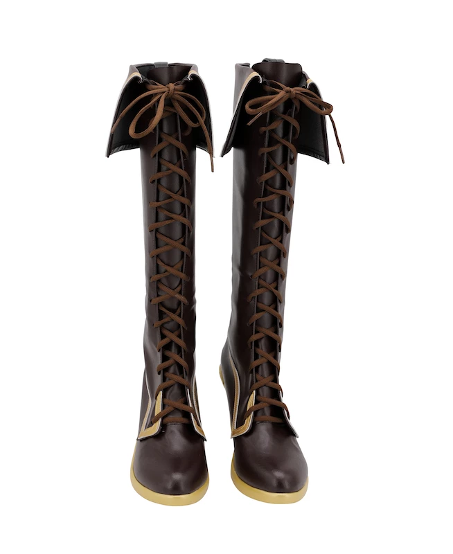 Touhou Project Tenshi Hinanawi Cosplay Boots - Image 5