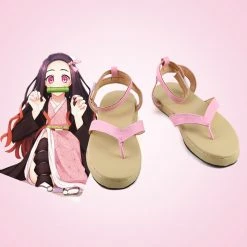 Demon Slayer: Kimetsu No Yaiba Nezuko Kamado Cosplay Shoes
