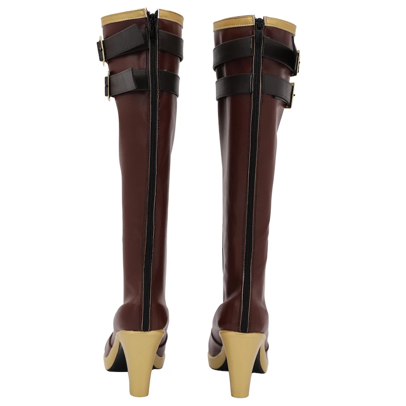 Ensemble Stars Shu Itsuki Brown Cosplay Boots - Image 5