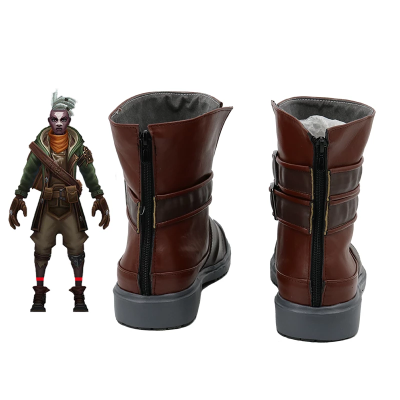 League Of Legends LOL Ekko The Boy Who Shattered Time Cosplay Shoes - Image 4