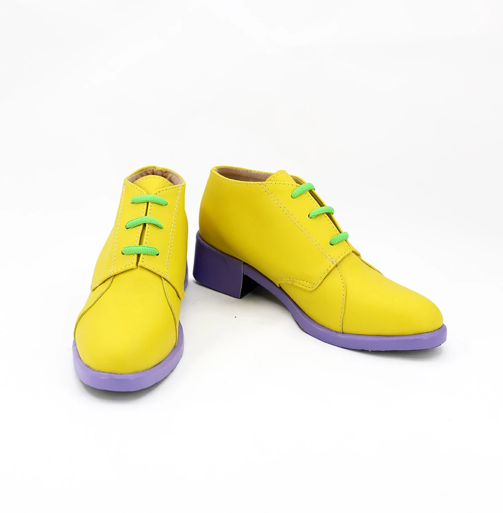 JoJo's Bizarre Adventure Rohan Kishibe Yellow Cosplay Shoes - Image 2