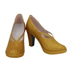 League Of Legends LOL The Night Hunter Shauna Vayne Gold Cosplay Shoes