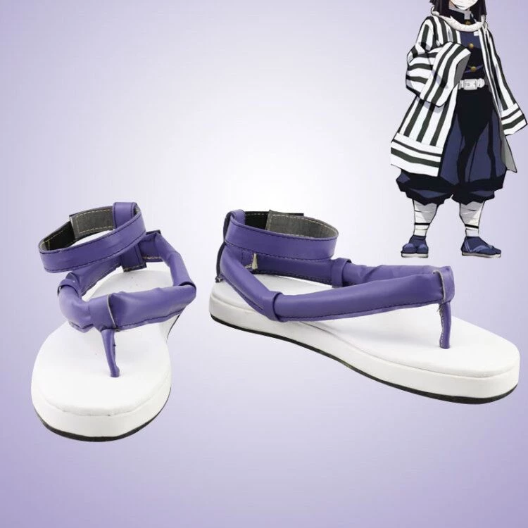 Demon Slayer: Kimetsu No Yaiba Obanai Iguro Cosplay Shoes - Image 2