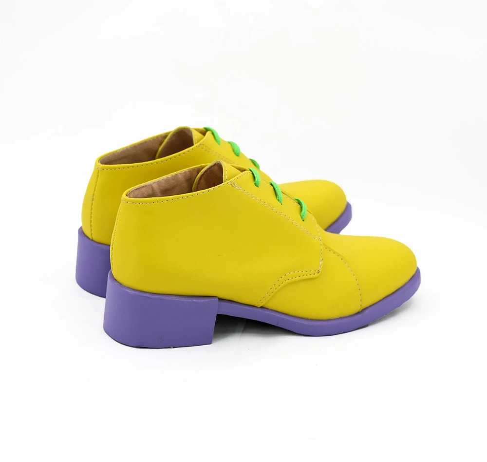 JoJo's Bizarre Adventure Rohan Kishibe Yellow Cosplay Shoes - Image 4
