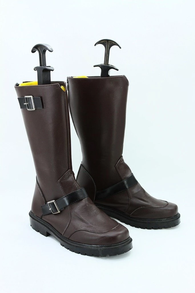 Noragami Yato Brown Cosplay Boots - Image 3