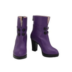 Fate/Grand Order Artoria Pendragon Purple Cosplay Shoes