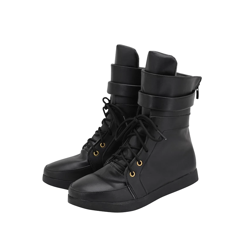 Hypnosis Mic: Division Rap Battle Kuko Harai Black Cosplay Shoes - Image 3