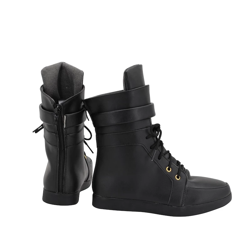 Hypnosis Mic: Division Rap Battle Kuko Harai Black Cosplay Shoes - Image 4