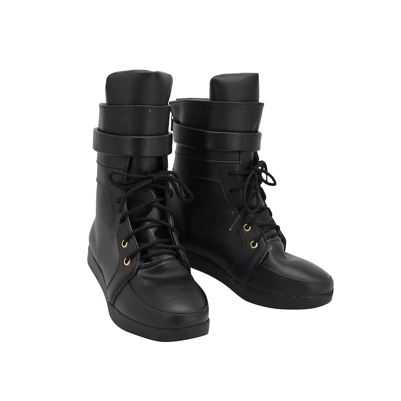 Hypnosis Mic: Division Rap Battle Kuko Harai Black Cosplay Shoes - Image 5