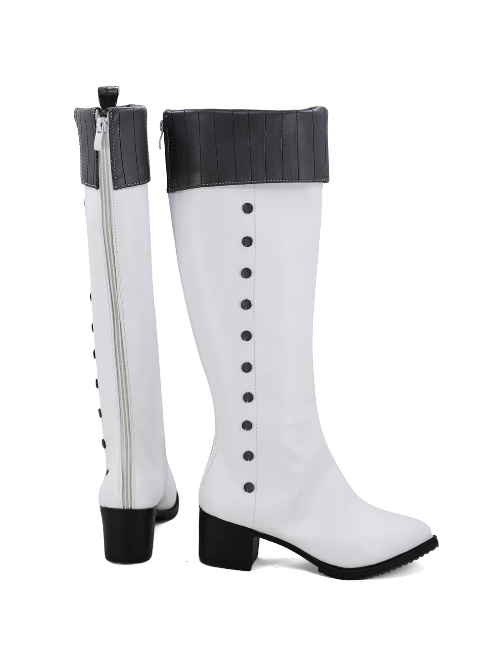 IDOLiSH7 Tenn Kujo White Cosplay Boots - Image 3