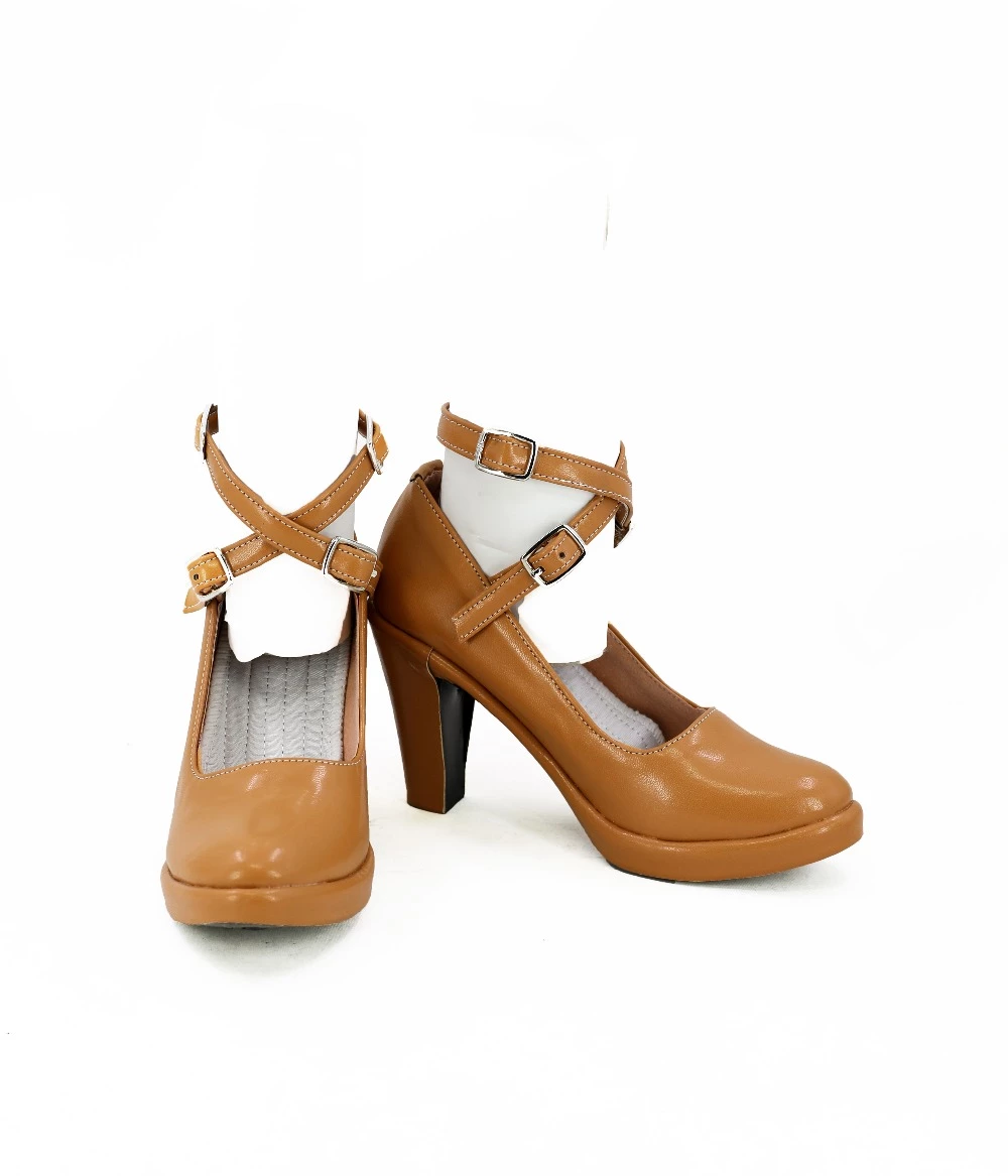 Girls Frontline WA2000 Brown Cosplay Shoes