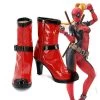 Deadpool Female Version Cosplay Boots