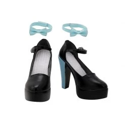 Vocaloid Ai Kotoba Black Cosplay Shoes