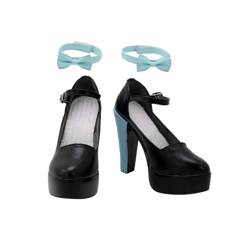 Vocaloid Ai Kotoba Black Cosplay Shoes