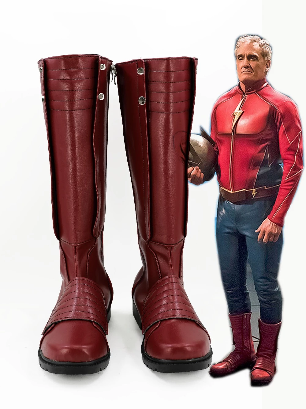 Flash Jay Garrick Cosplay Boots