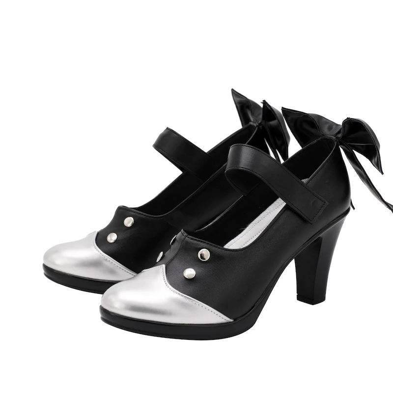 Arknights Surtr Black Cosplay Shoes - Image 3