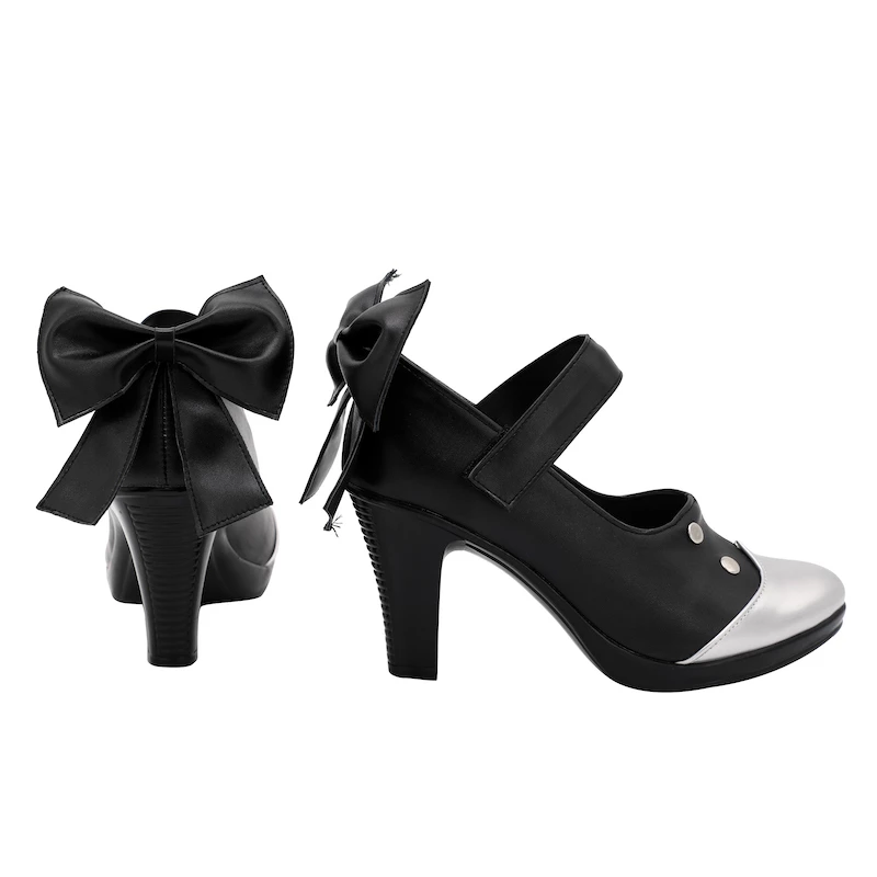 Arknights Surtr Black Cosplay Shoes - Image 4