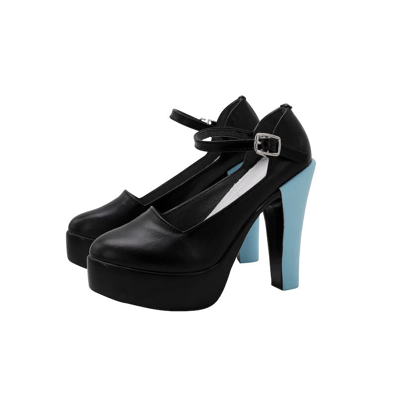 Vocaloid Ai Kotoba Black Cosplay Shoes - Image 4