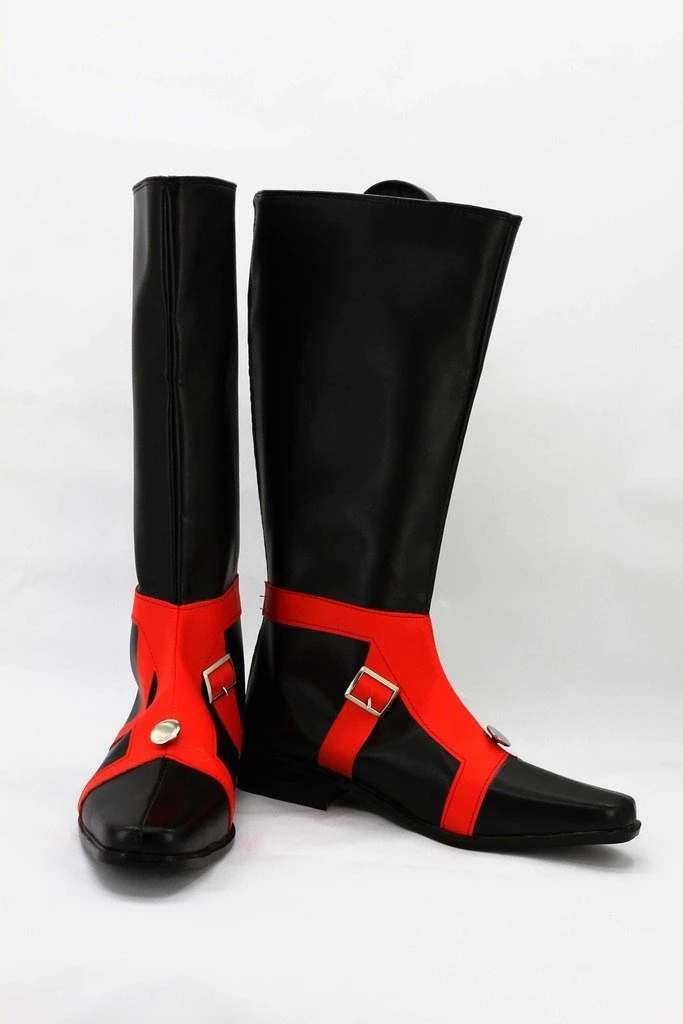 JoJo'S Bizarre Adventure Part 5 Vento Aureo Guido Mista Black Cosplay Boots
