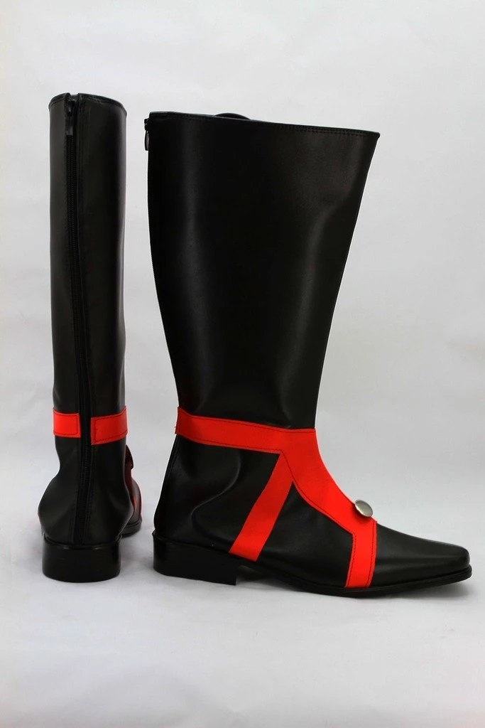 JoJo'S Bizarre Adventure Part 5 Vento Aureo Guido Mista Black Cosplay Boots - Image 2