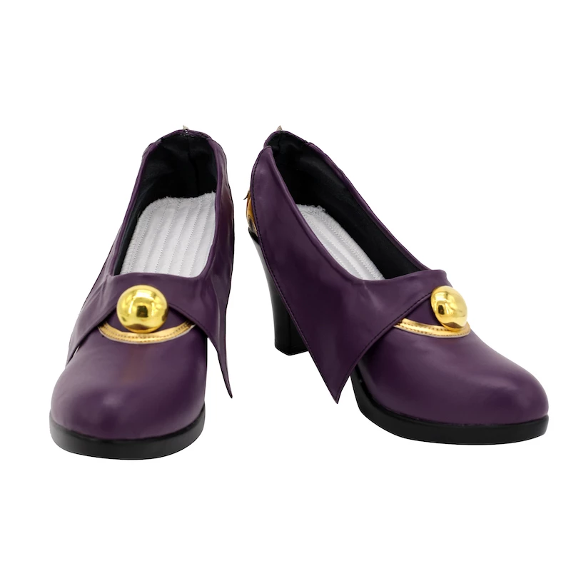 Genshin Impact Keqing Purple Cosplay Shoes - Image 2
