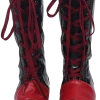 2021 Movie The Suicide Squad Harley Quinn Cosplay Boots