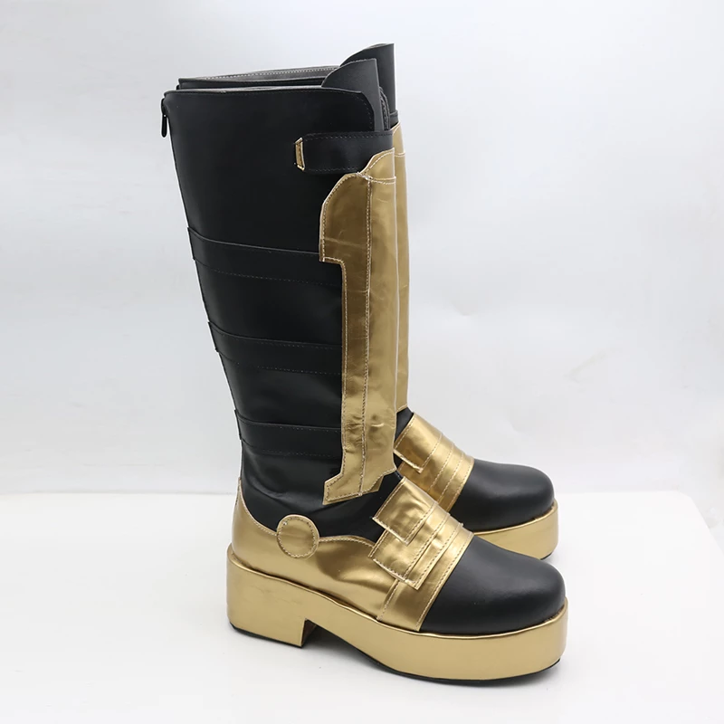 Overwatch Soldier 76 Suit Gold Cosplay Boots - Image 2