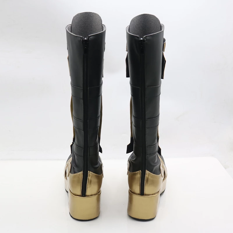 Overwatch Soldier 76 Suit Gold Cosplay Boots - Image 3