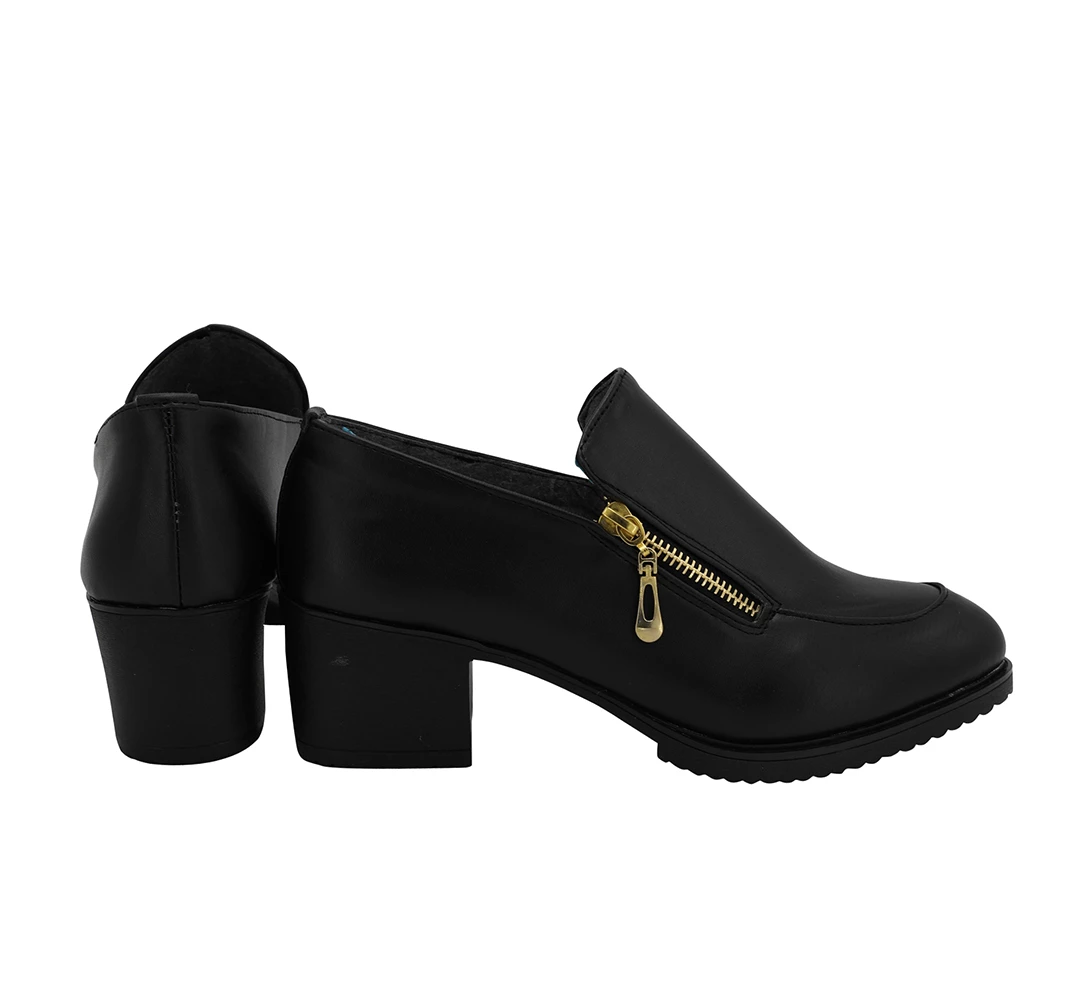 JoJo's Bizarre Adventure: Golden Wind Bruno Bucciarati Black Cosplay Shoes - Image 3