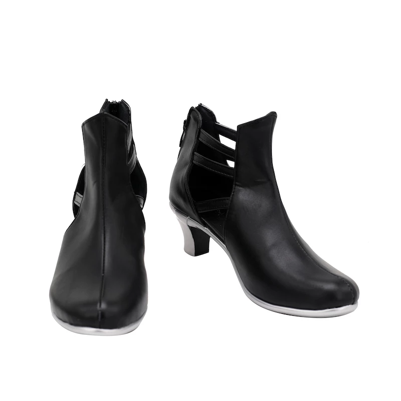 Final Fantasy XIV Black Cosplay Shoes