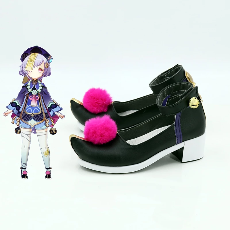 Genshin Impact Qiqi Cosplay Shoes - Image 3