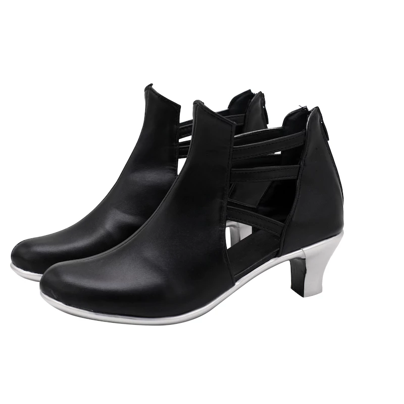 Final Fantasy XIV Black Cosplay Shoes - Image 4