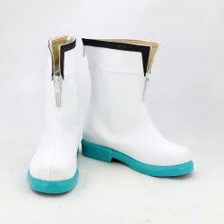 Tsukiuta. The Animation Rui Minaduki White Cosplay Boots