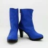 JoJo'S Bizarre Adventure Part 6 Stone Ocean Jolyne Cujoh Blue Cosplay Boots