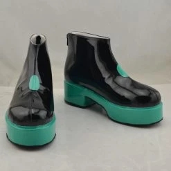 Vocaloid Miku Green Platform Cosplay Shoes