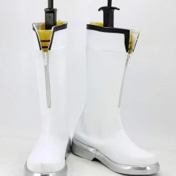 Tsukiuta. The Animation Shimotsuki Shun White Cosplay Boots