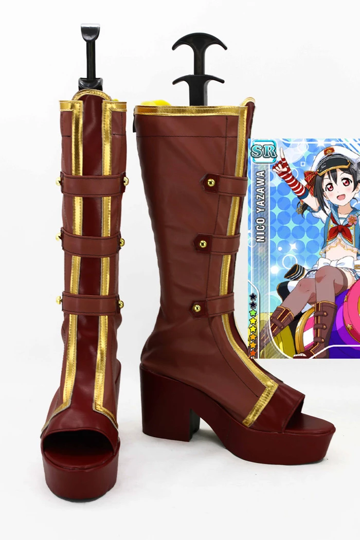 Love Live! Nozomi Tojo Marine Version Cosplay Boots