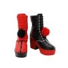 Harley Quinn Red Black And White Statue Cosplay Shoes