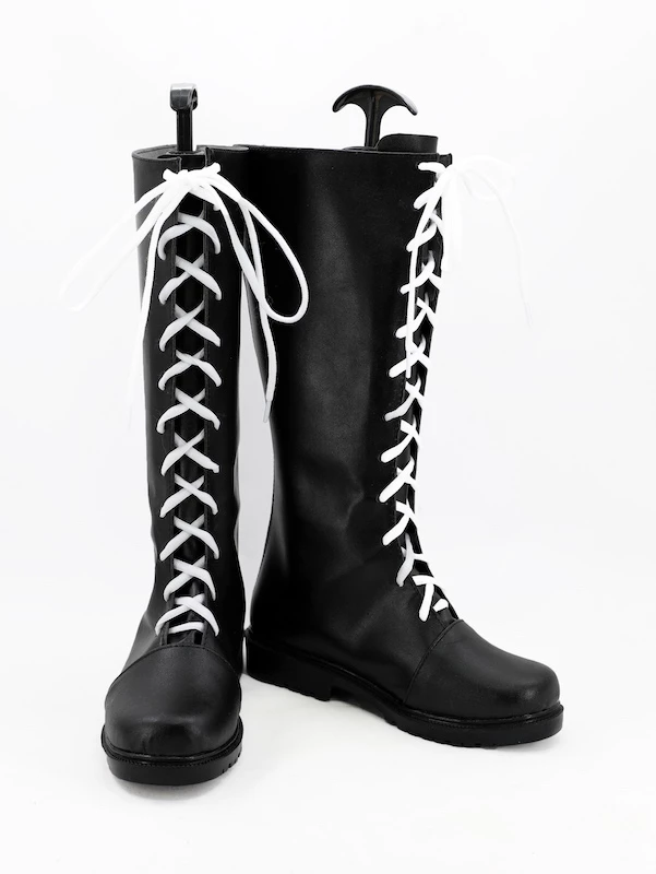 Ensemble Stars Koga Oogami Black Cosplay Boots - Image 2