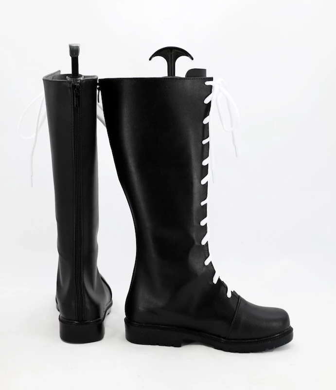 Ensemble Stars Koga Oogami Black Cosplay Boots - Image 3