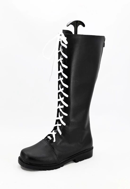 Ensemble Stars Koga Oogami Black Cosplay Boots - Image 4