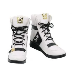 Arknights Exusiai White Cosplay Shoes