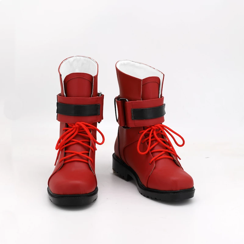 Final Fantasy VII Remake Tifa Lockhart Red Cosplay Shoes