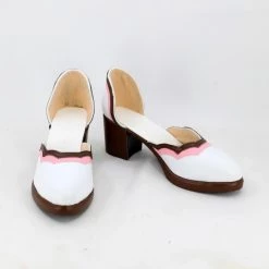Love Live! Sunshine!! Aqours Riko Sakurauchi White Valentine's Day Cosplay Shoes