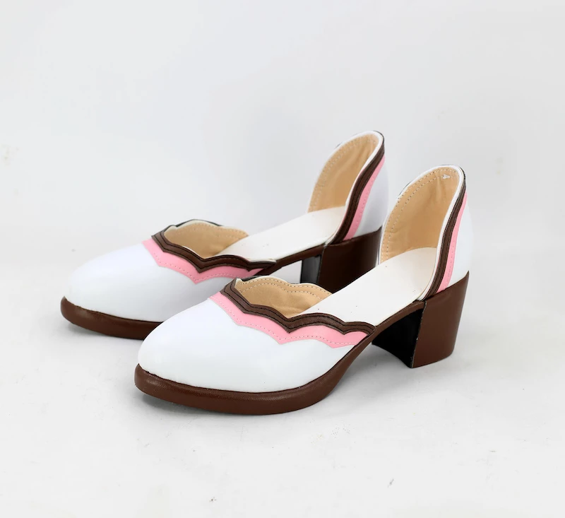 Love Live! Sunshine!! Aqours Riko Sakurauchi White Valentine's Day Cosplay Shoes - Image 4