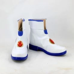 Magical Girl Lyrical Nanoha Takamachi Nanoha White Cosplay Shoes