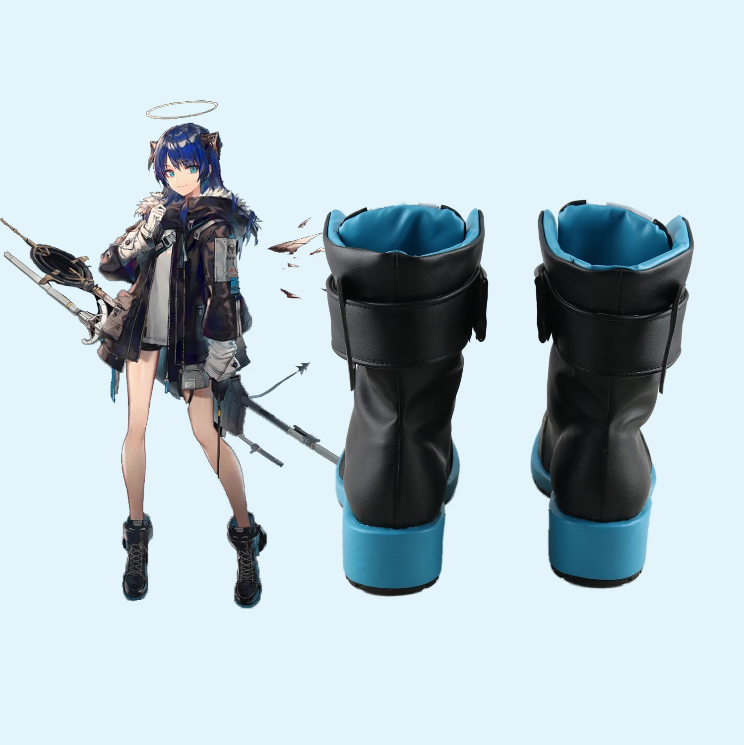 Arknights Mostima Cosplay Shoes - Image 4