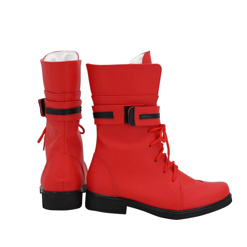 Final Fantasy VII Remake Tifa Lockhart Red Cosplay Shoes Version 2 - Image 3