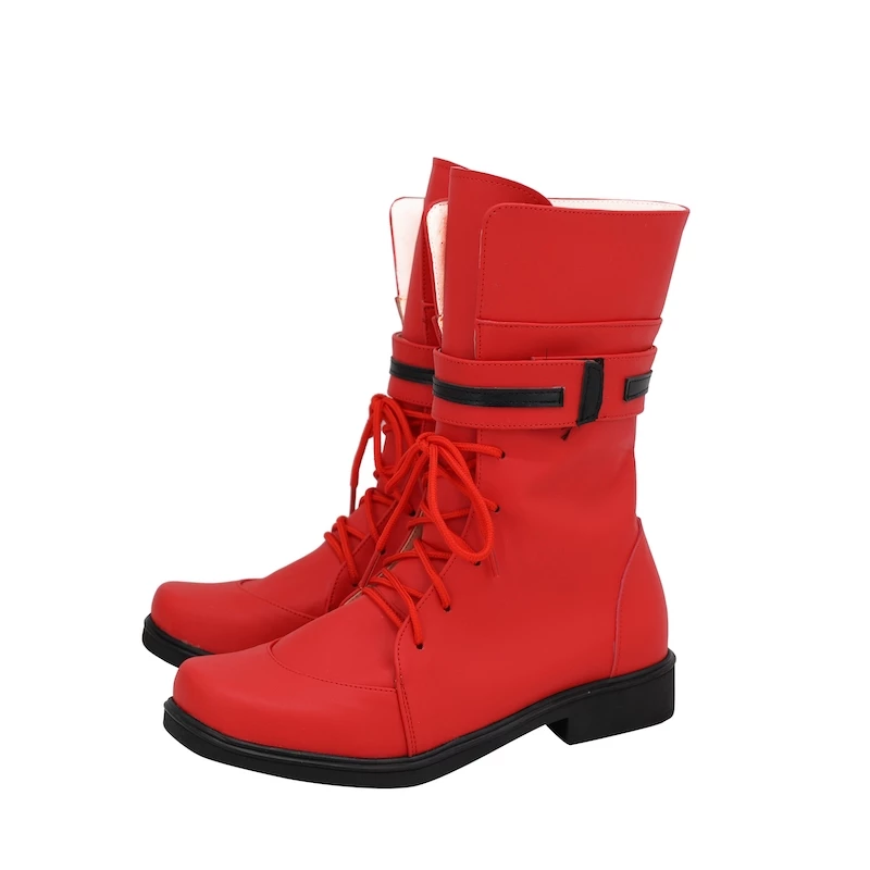 Final Fantasy VII Remake Tifa Lockhart Red Cosplay Shoes Version 2 - Image 4