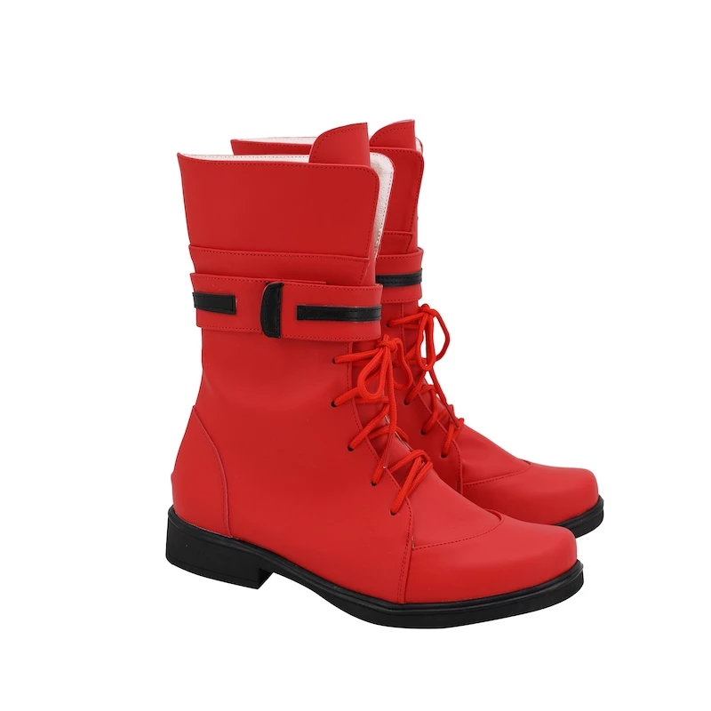 Final Fantasy VII Remake Tifa Lockhart Red Cosplay Shoes Version 2 - Image 5